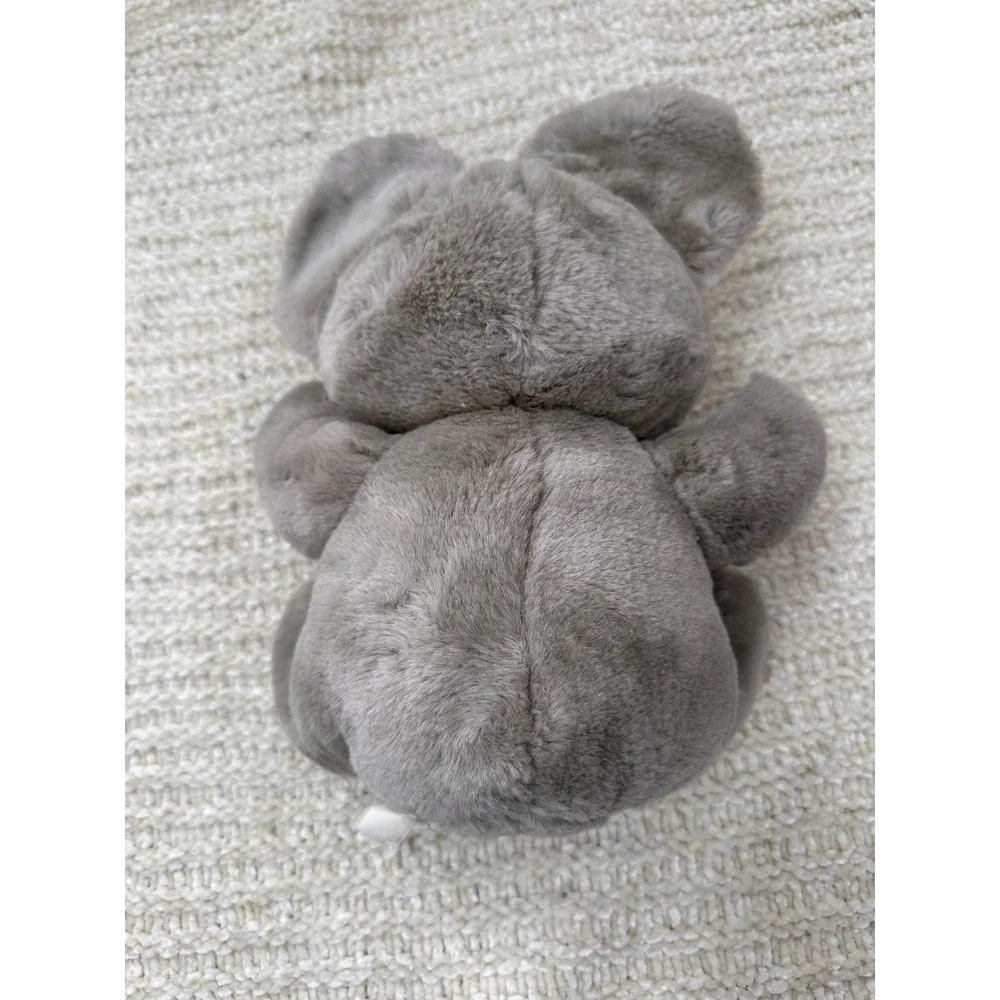 Mouse‎ Plush Stuffed Animal Grey White Plaid Hearts Lovey Kids Toy Nursery Decor